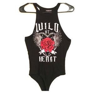 Fashion Nova Wild at Heart Bodysuit